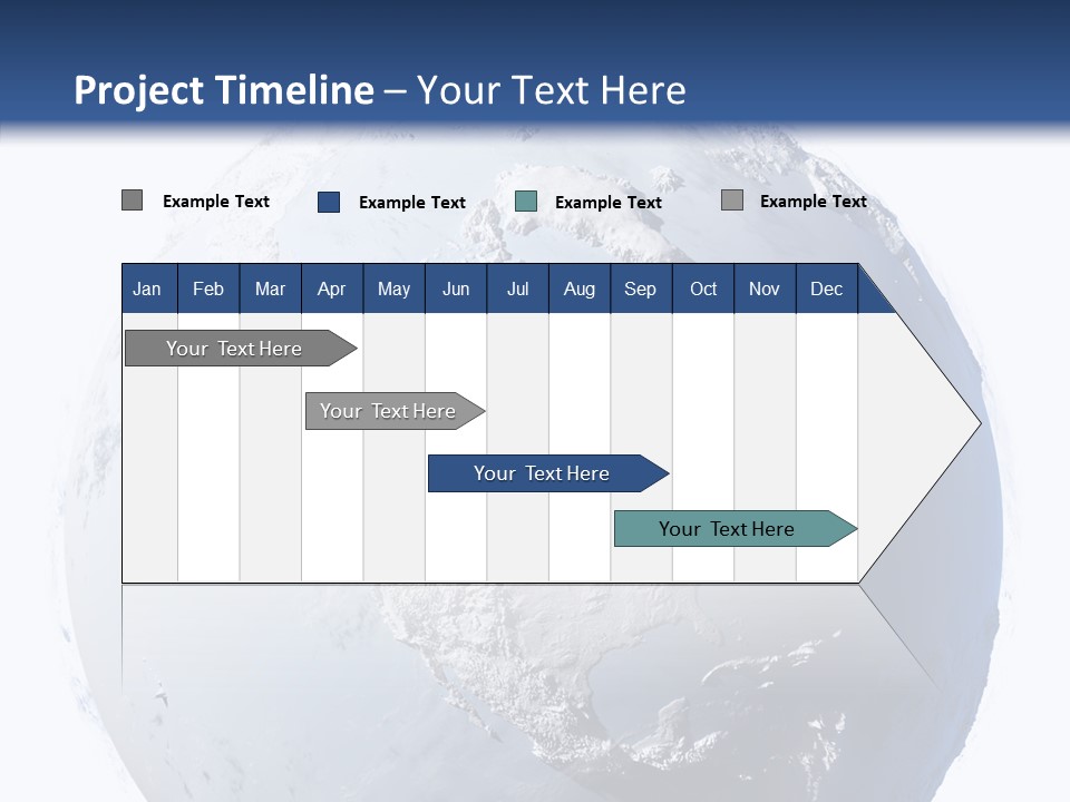 Winter Continent East PowerPoint Template