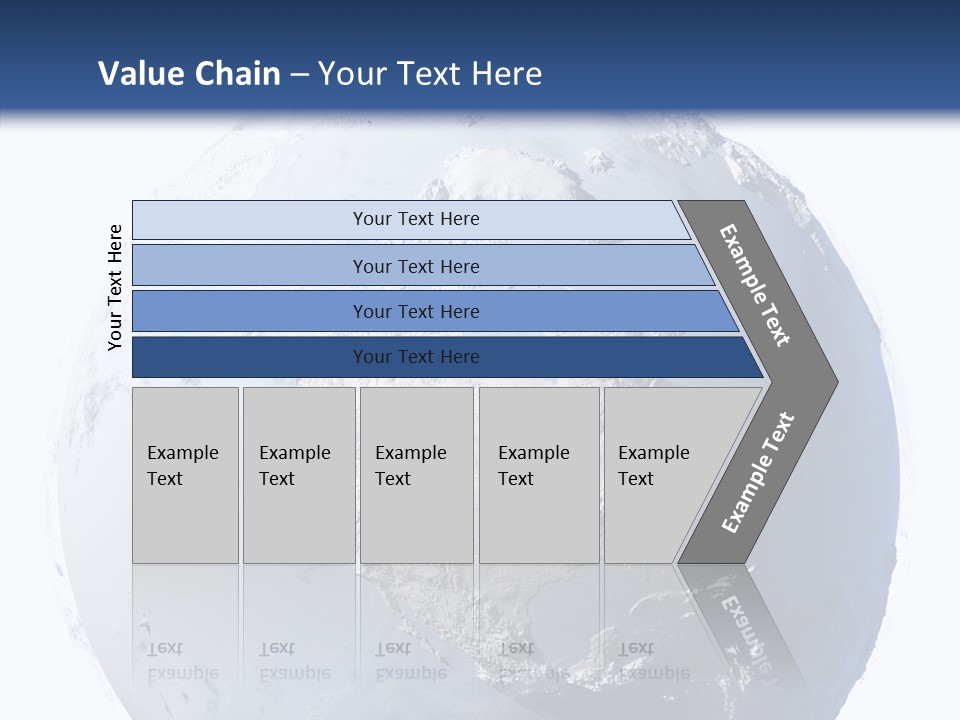 Winter Continent East PowerPoint Template