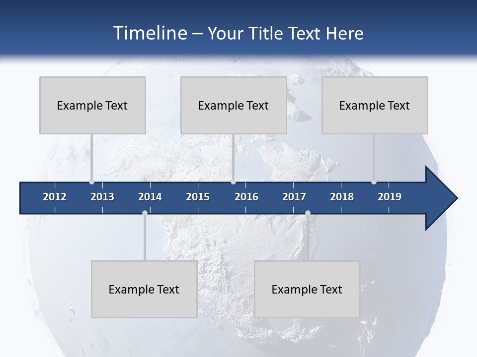 Winter Continent East PowerPoint Template