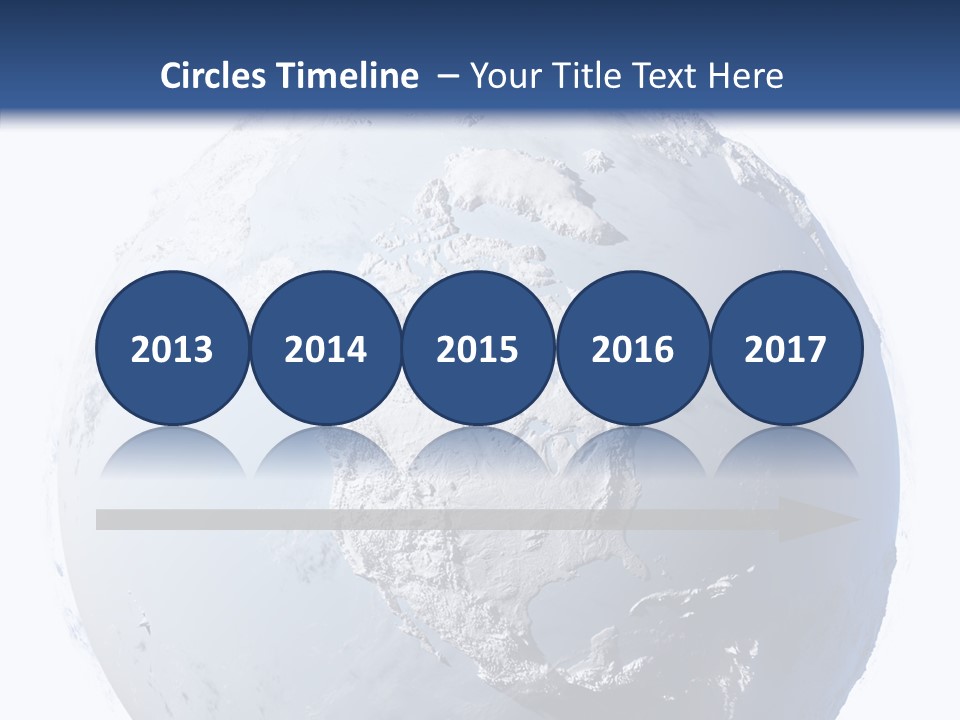 Winter Continent East PowerPoint Template
