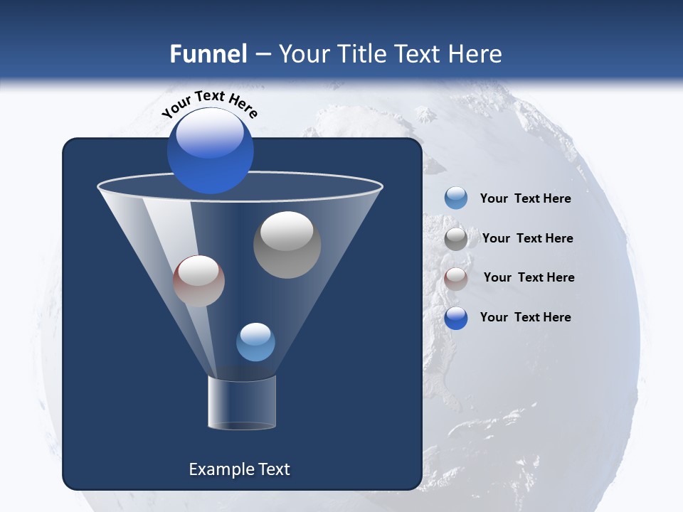 Winter Continent East PowerPoint Template
