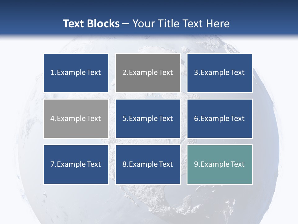 Winter Continent East PowerPoint Template