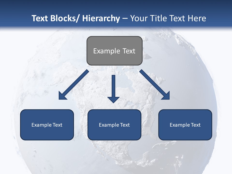 Winter Continent East PowerPoint Template