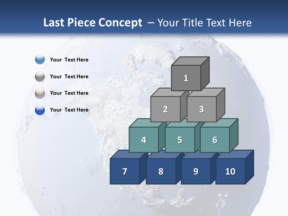 Winter Continent East PowerPoint Template