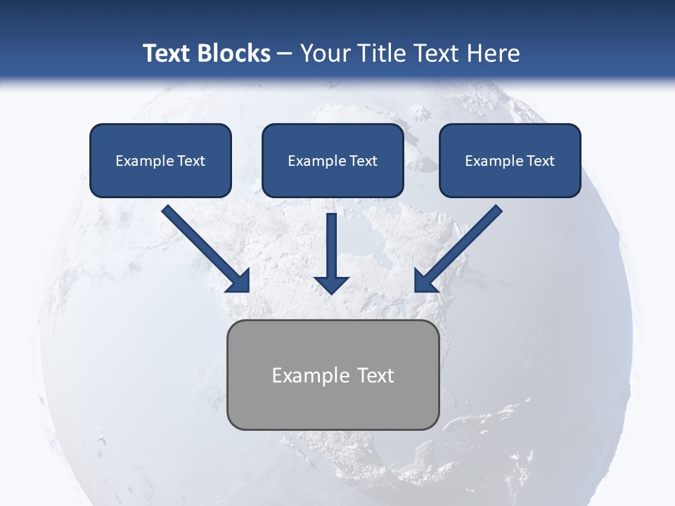 Winter Continent East PowerPoint Template