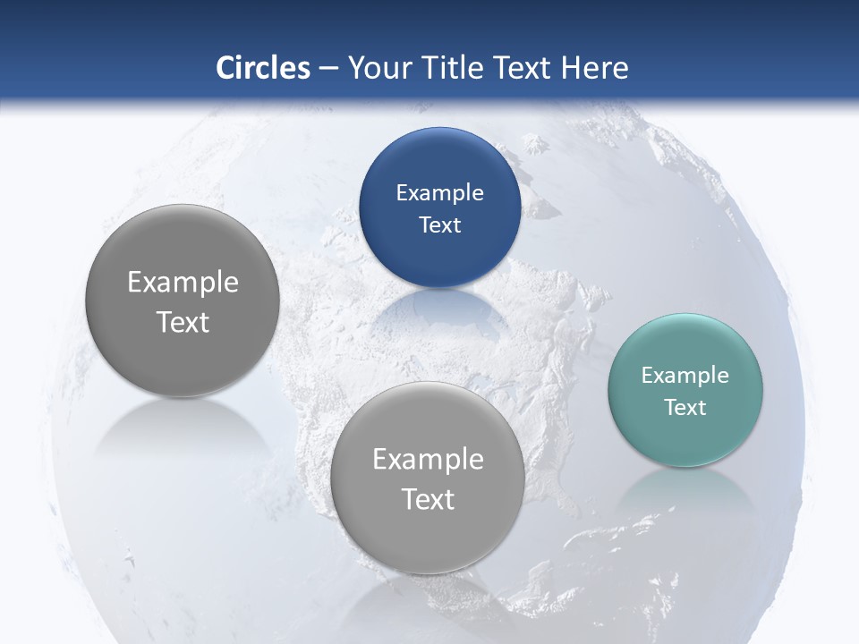 Winter Continent East PowerPoint Template