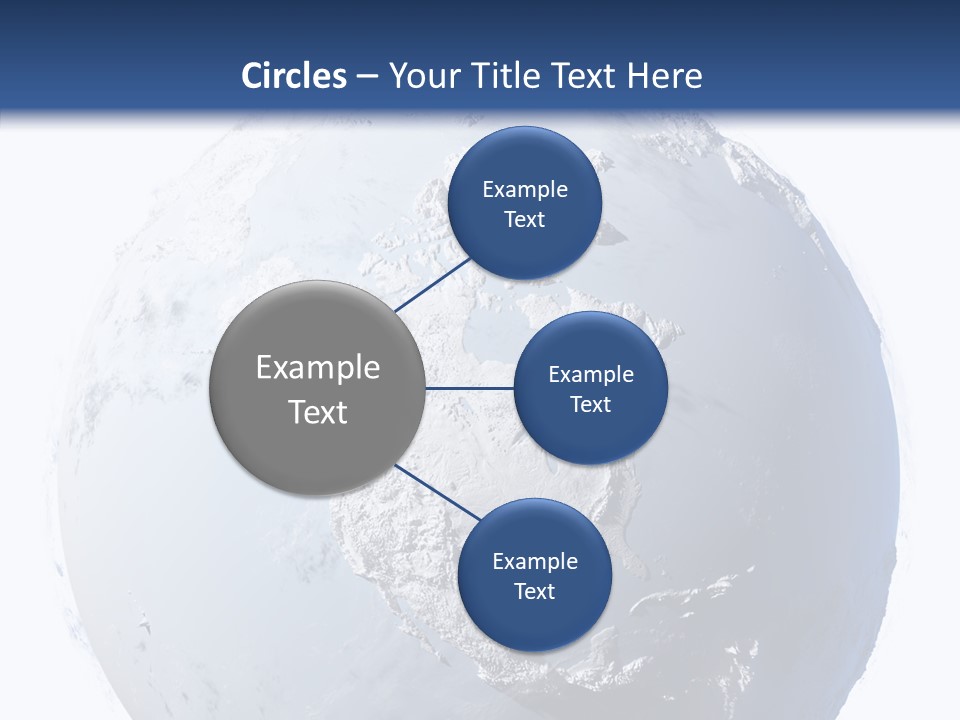 Winter Continent East PowerPoint Template