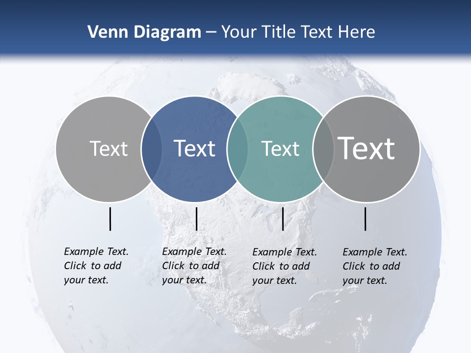Winter Continent East PowerPoint Template