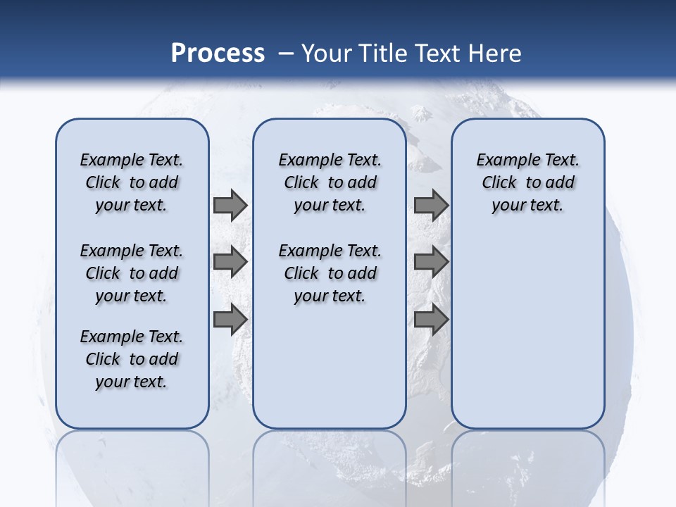 Winter Continent East PowerPoint Template