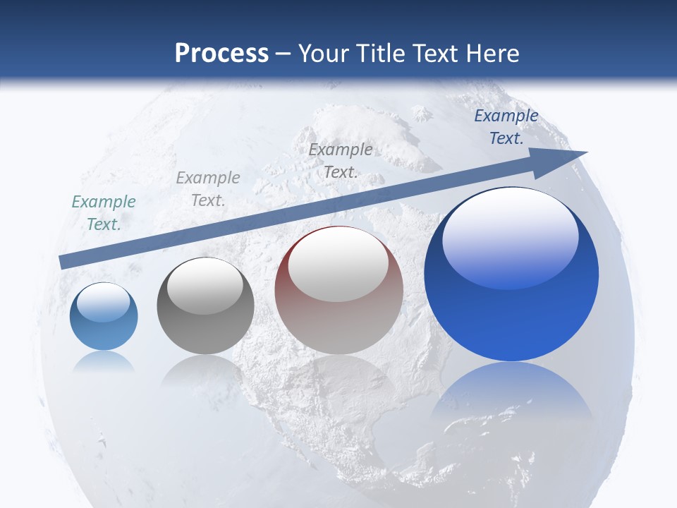 Winter Continent East PowerPoint Template