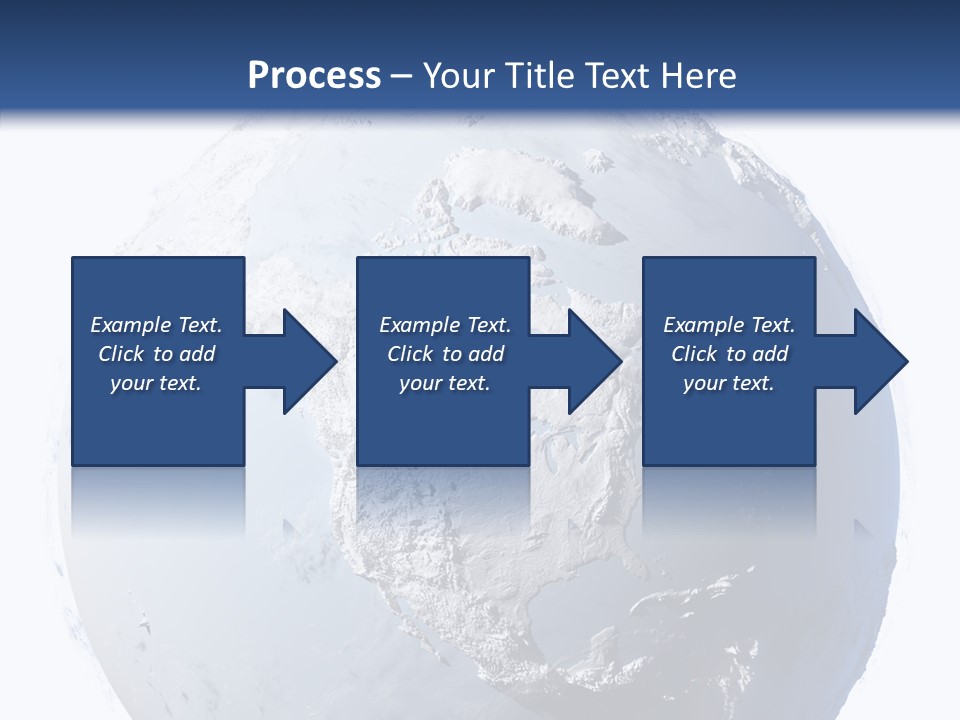 Winter Continent East PowerPoint Template