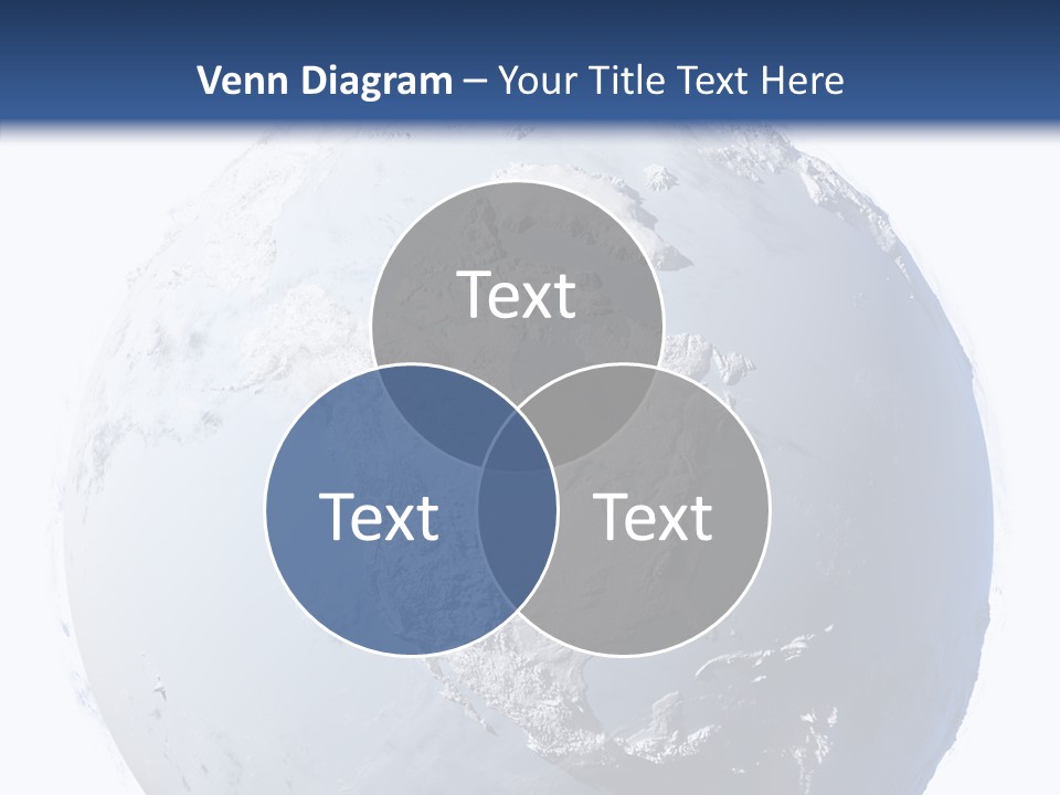 Winter Continent East PowerPoint Template