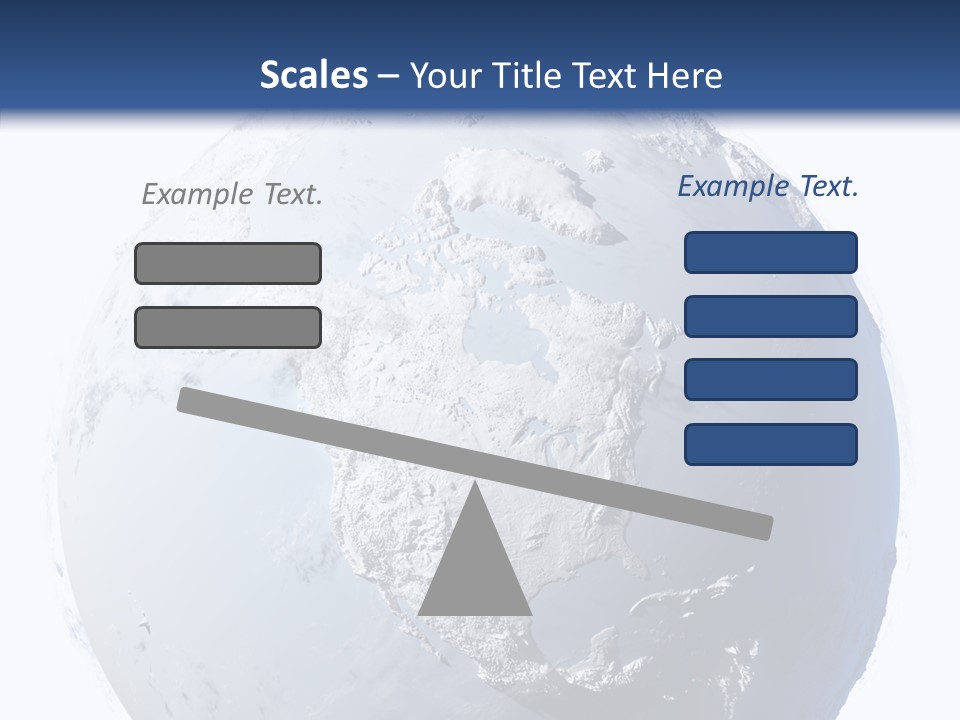 Winter Continent East PowerPoint Template