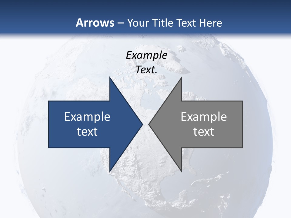 Winter Continent East PowerPoint Template