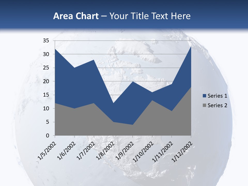 Winter Continent East PowerPoint Template