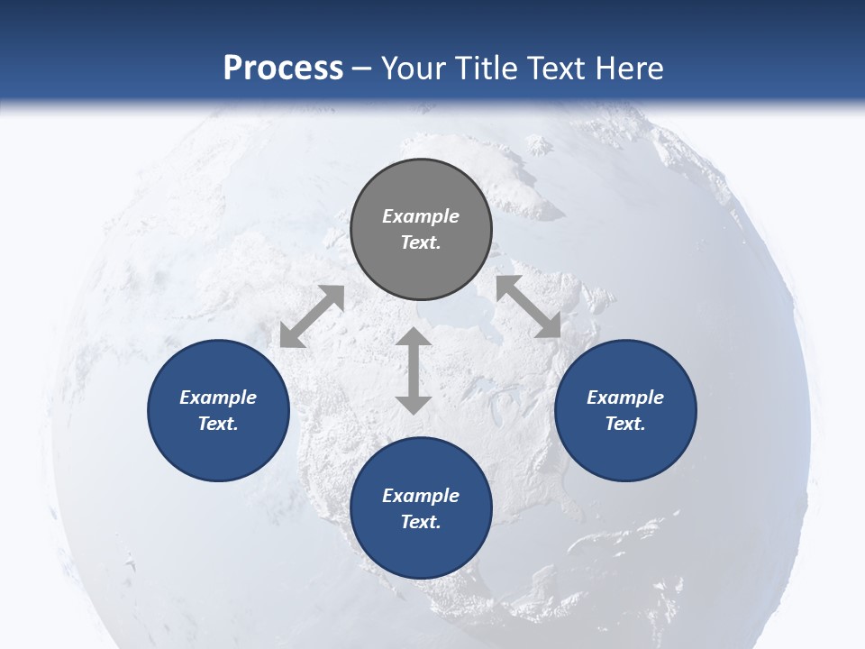 Winter Continent East PowerPoint Template