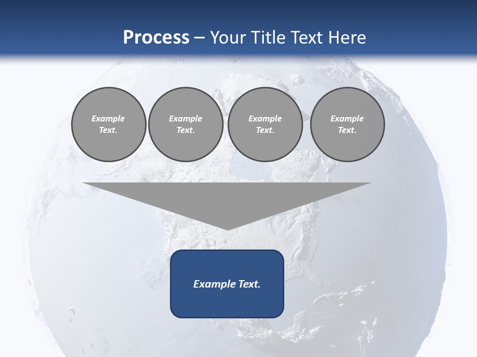 Winter Continent East PowerPoint Template
