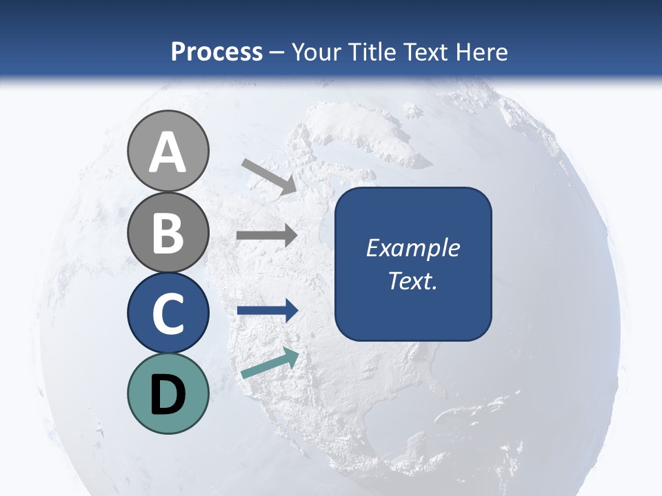 Winter Continent East PowerPoint Template