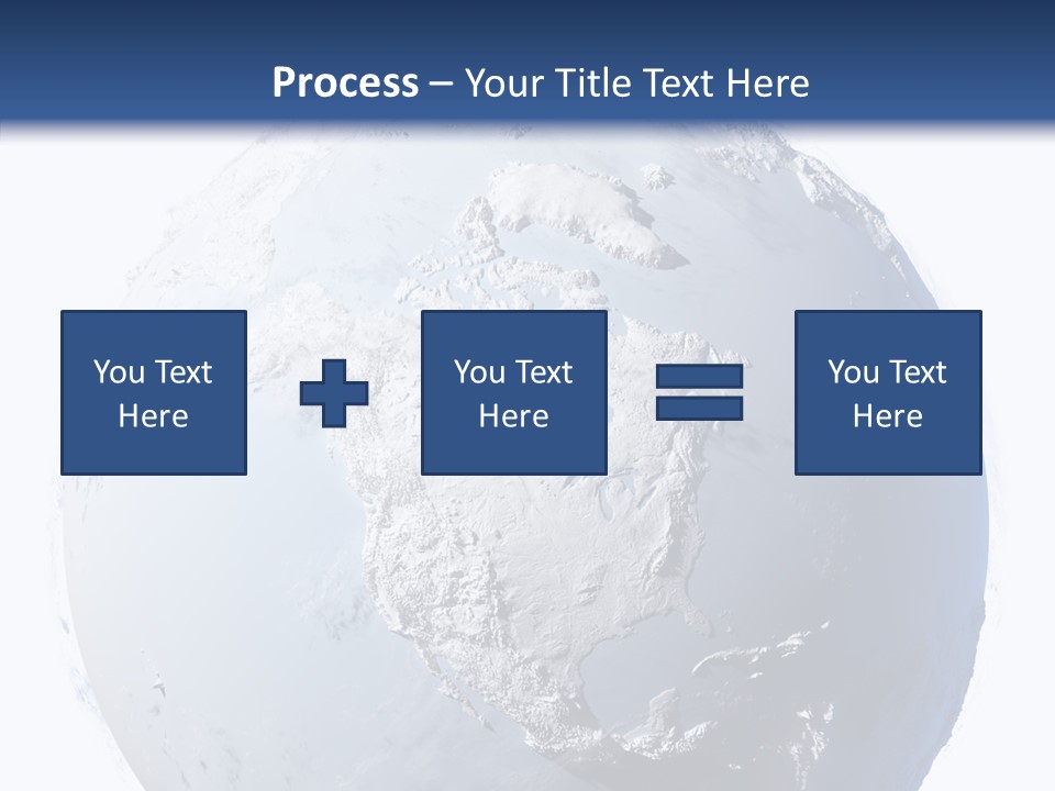 Winter Continent East PowerPoint Template