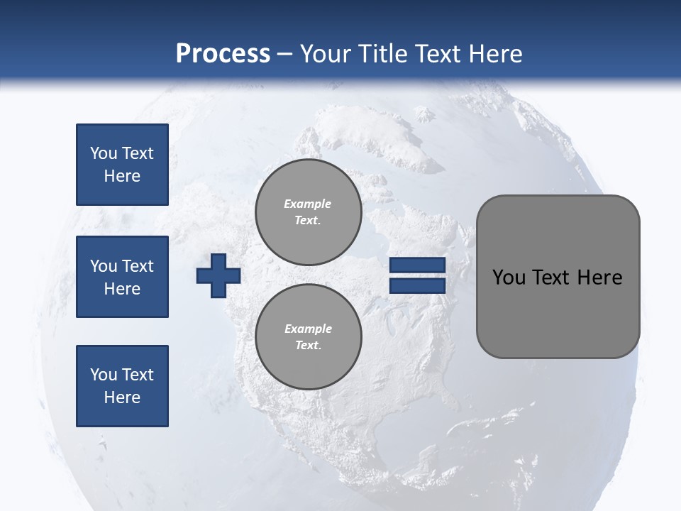 Winter Continent East PowerPoint Template