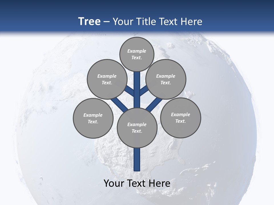 Winter Continent East PowerPoint Template