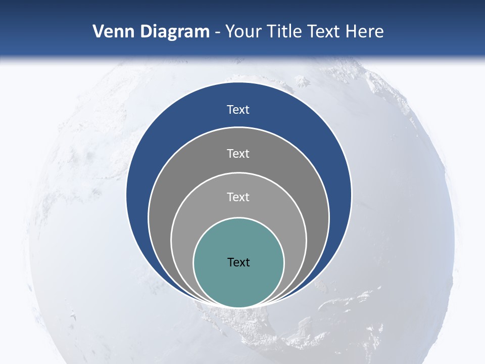 Winter Continent East PowerPoint Template