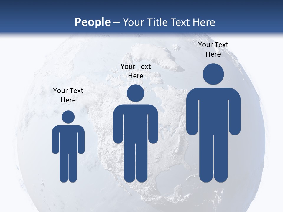 Winter Continent East PowerPoint Template