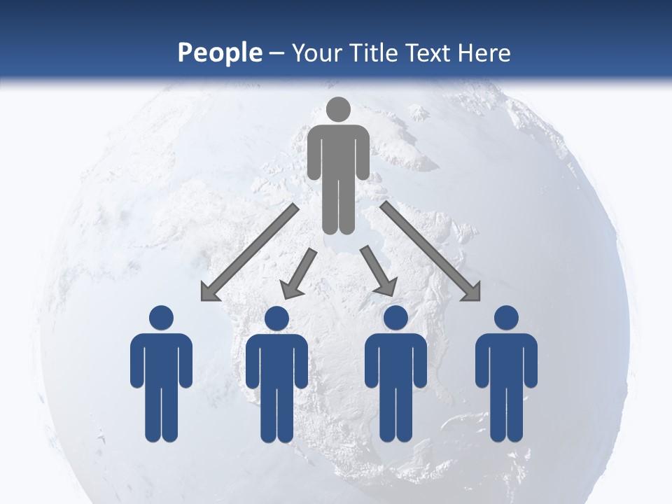 Winter Continent East PowerPoint Template