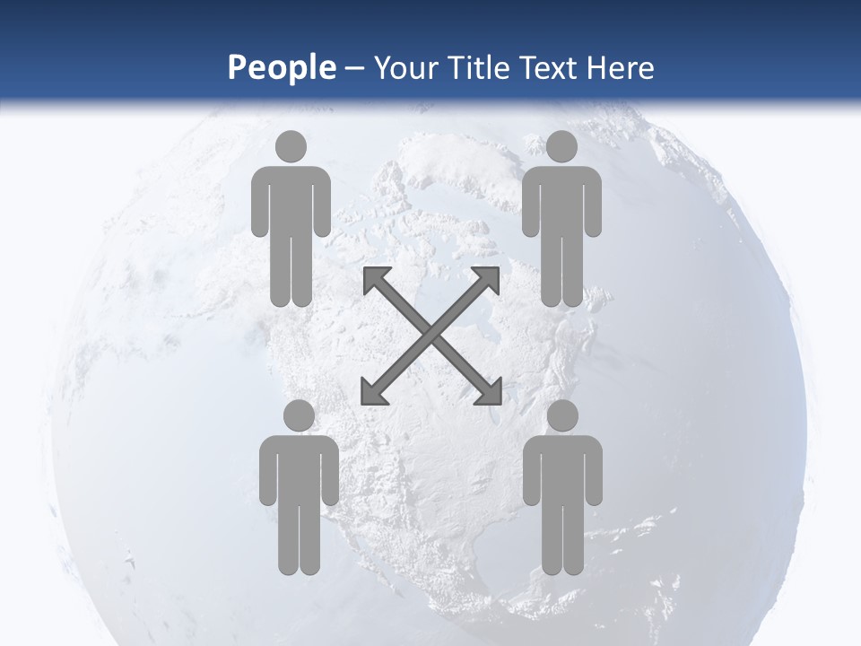 Winter Continent East PowerPoint Template