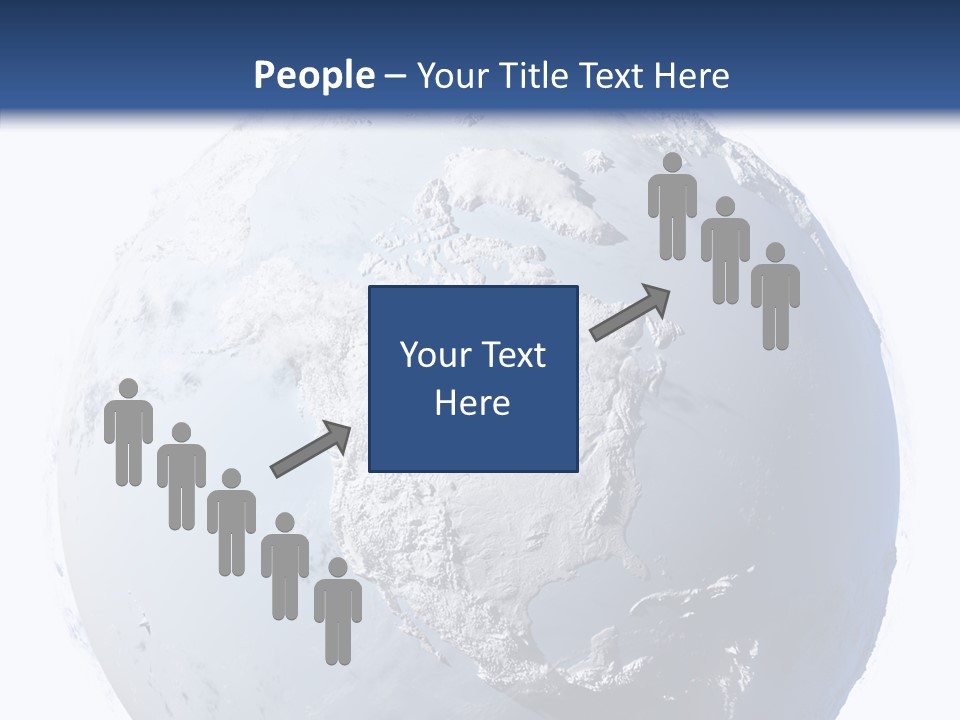 Winter Continent East PowerPoint Template
