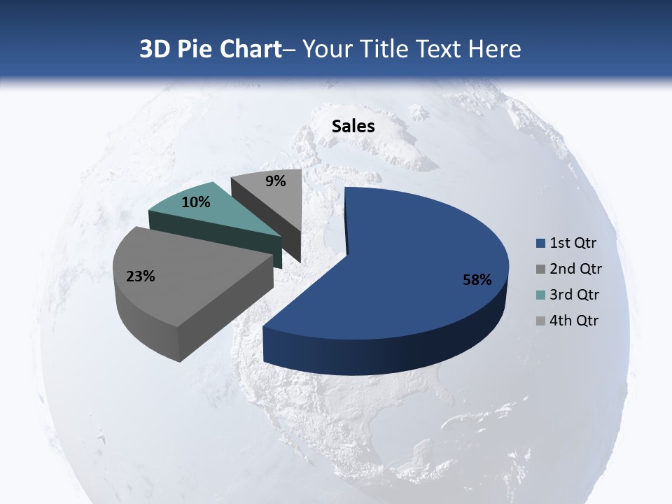 Winter Continent East PowerPoint Template