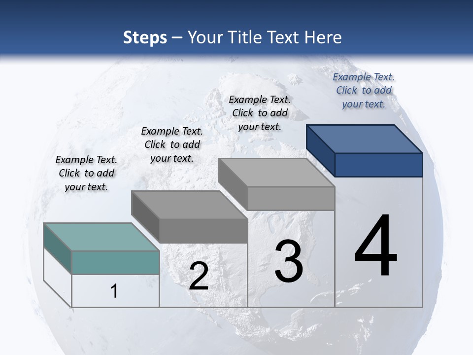 Winter Continent East PowerPoint Template