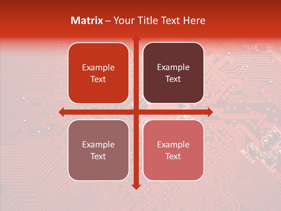 Desktop Microchip Printed PowerPoint Template