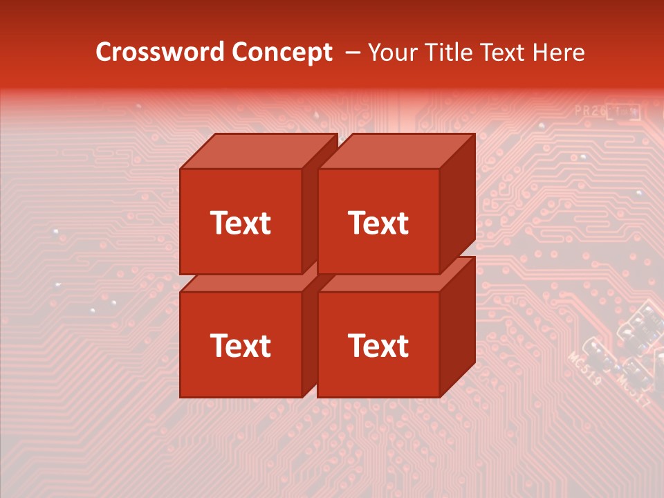 Desktop Microchip Printed PowerPoint Template
