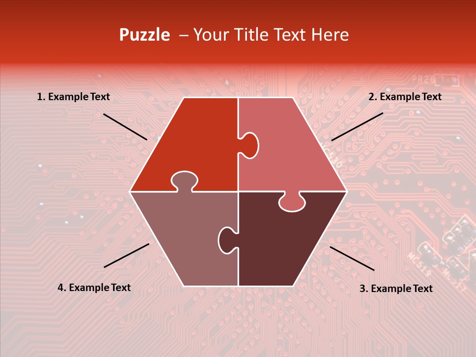 Desktop Microchip Printed PowerPoint Template