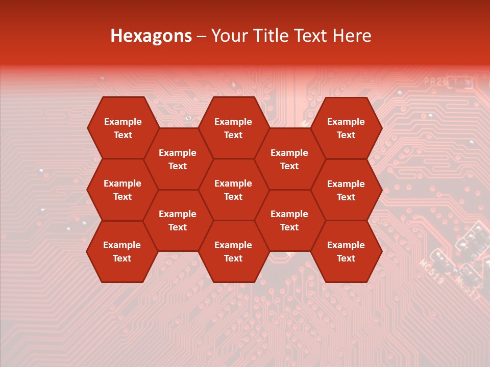 Desktop Microchip Printed PowerPoint Template