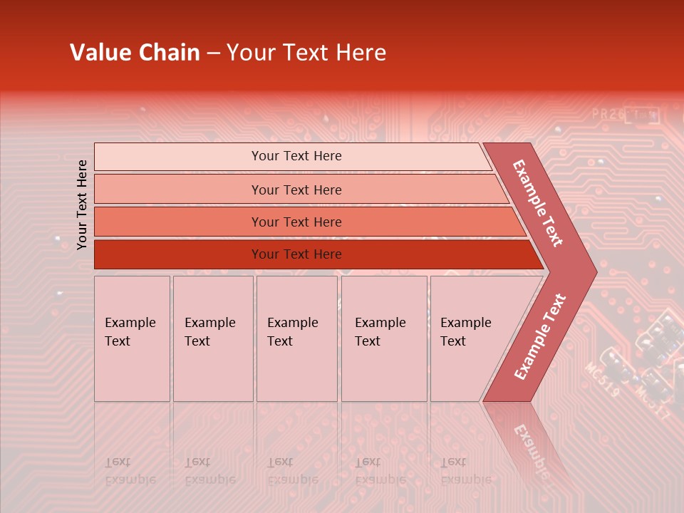 Desktop Microchip Printed PowerPoint Template
