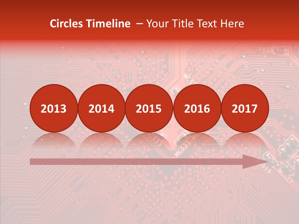 Desktop Microchip Printed PowerPoint Template