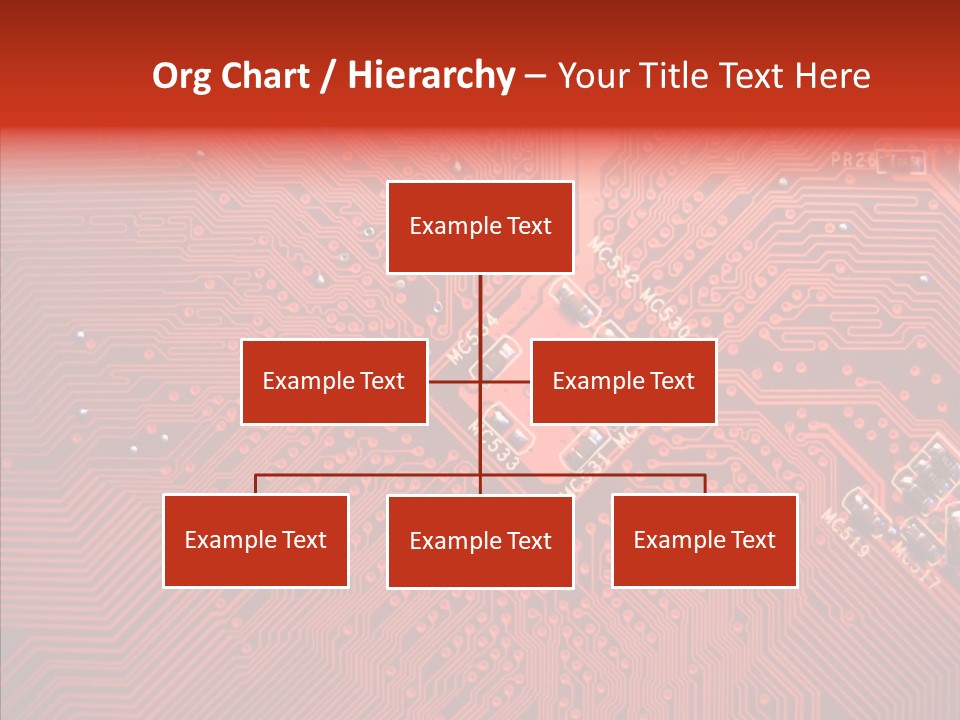 Desktop Microchip Printed PowerPoint Template