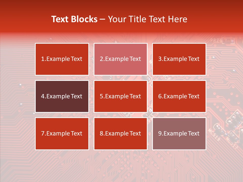 Desktop Microchip Printed PowerPoint Template