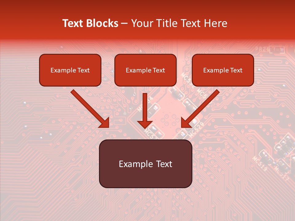 Desktop Microchip Printed PowerPoint Template