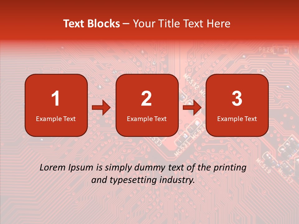 Desktop Microchip Printed PowerPoint Template