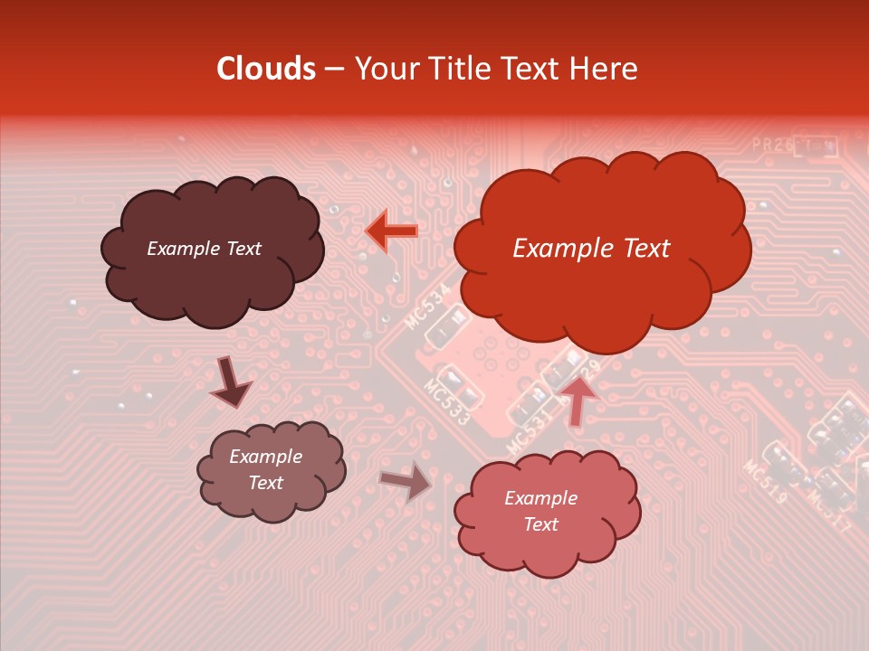 Desktop Microchip Printed PowerPoint Template
