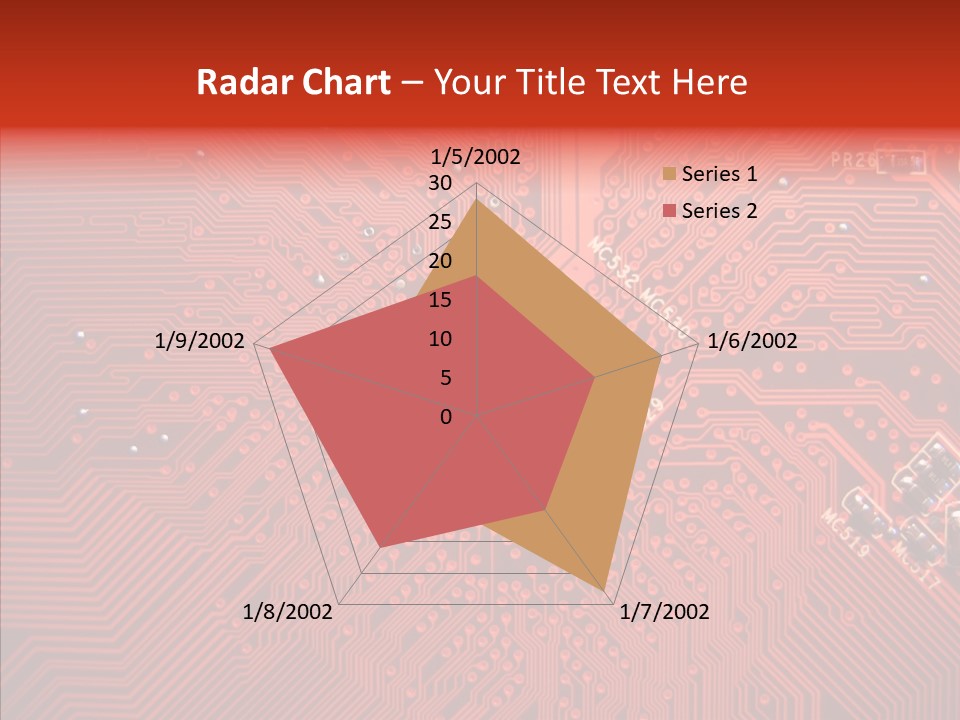 Desktop Microchip Printed PowerPoint Template