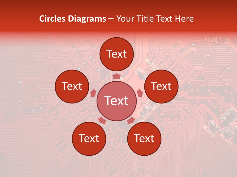Desktop Microchip Printed PowerPoint Template