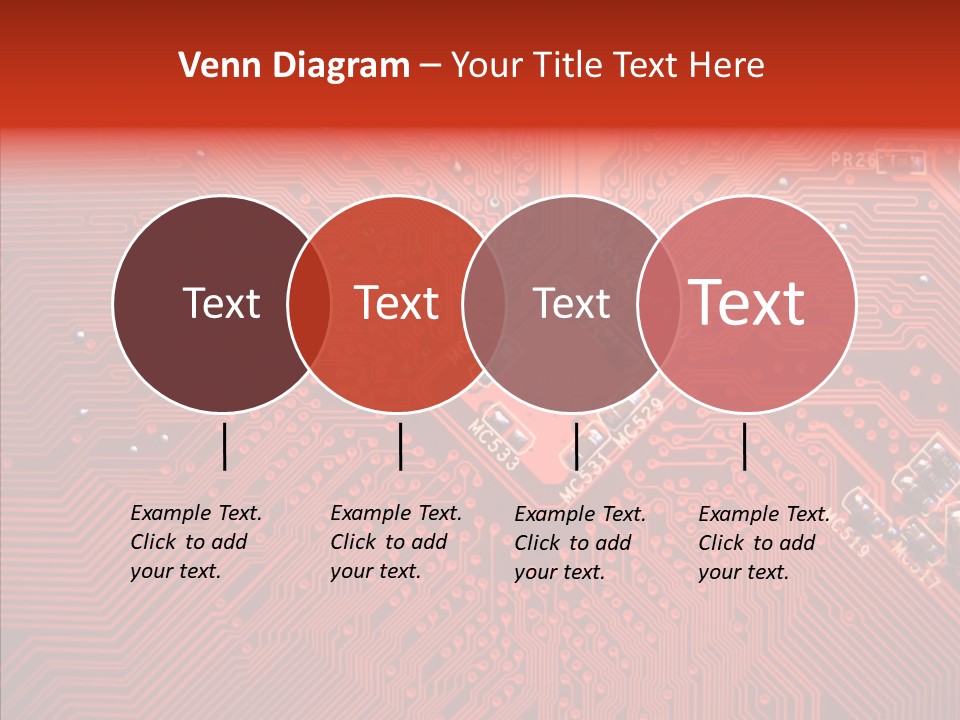 Desktop Microchip Printed PowerPoint Template