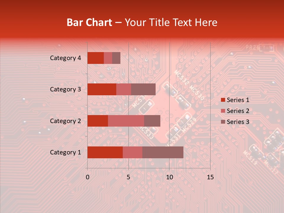 Desktop Microchip Printed PowerPoint Template