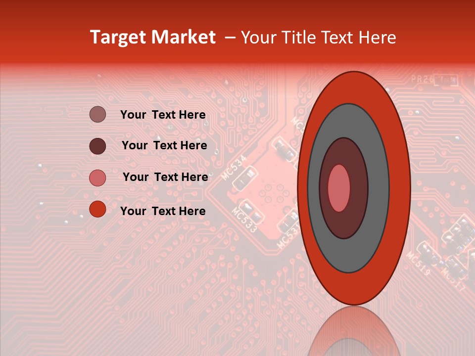 Desktop Microchip Printed PowerPoint Template