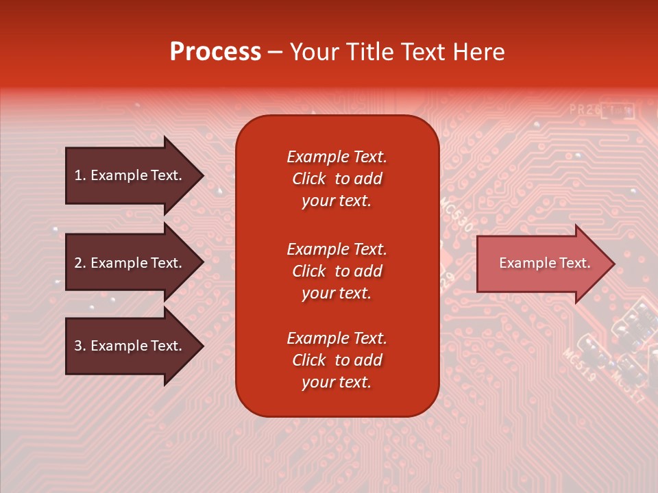 Desktop Microchip Printed PowerPoint Template