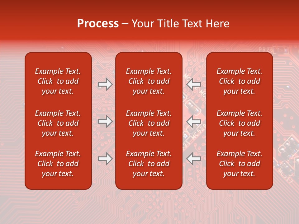 Desktop Microchip Printed PowerPoint Template
